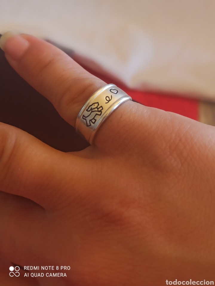 Joyeria: Anillo de plata de ley 925 dog - Foto 3