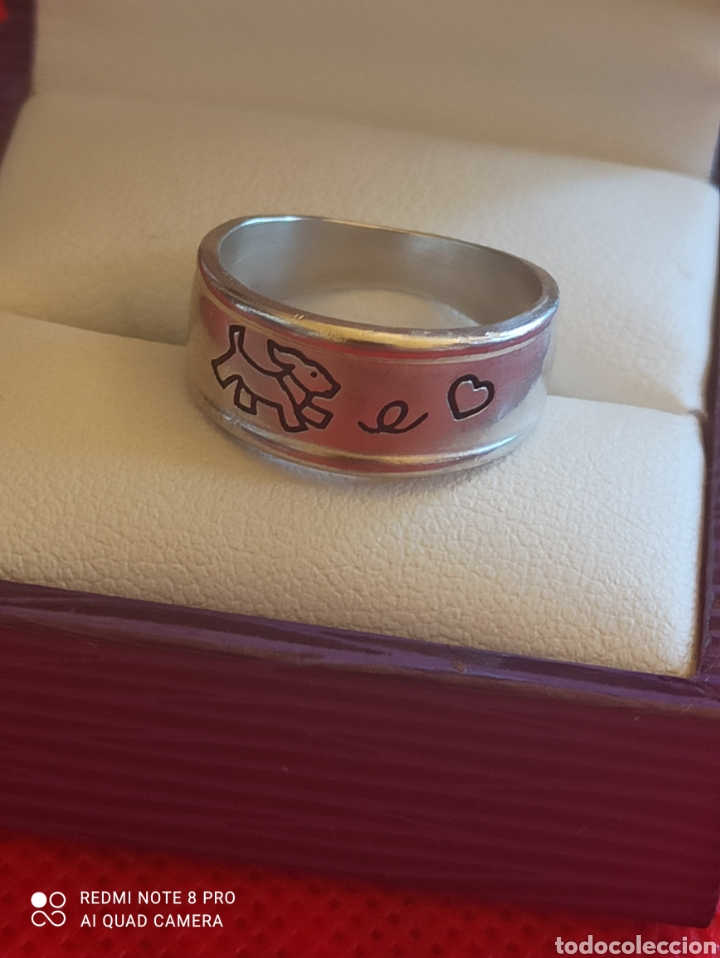 Joyeria: Anillo de plata de ley 925 dog - Foto 4