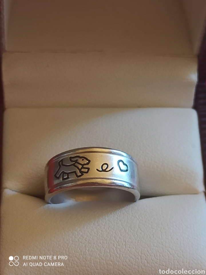 Joyeria: Anillo de plata de ley 925 dog - Foto 5