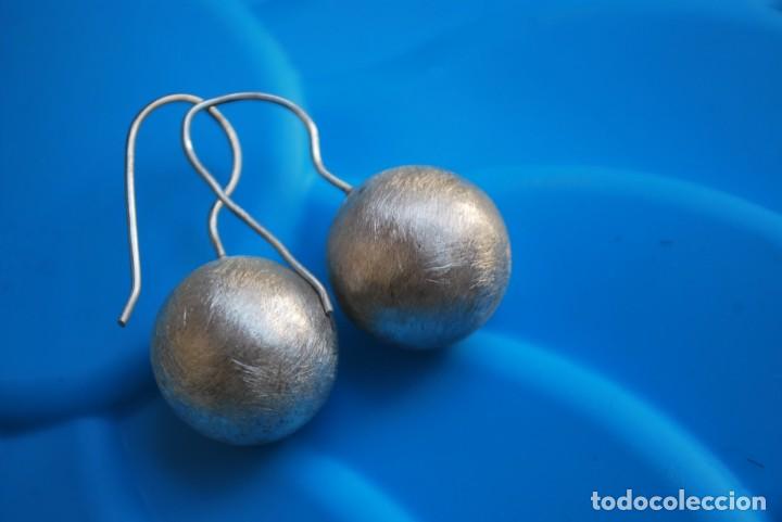 Jewelry: ELEGANTES PENDIENTES DE PLATA .SON DE LOS A&Ntilde;OS -50