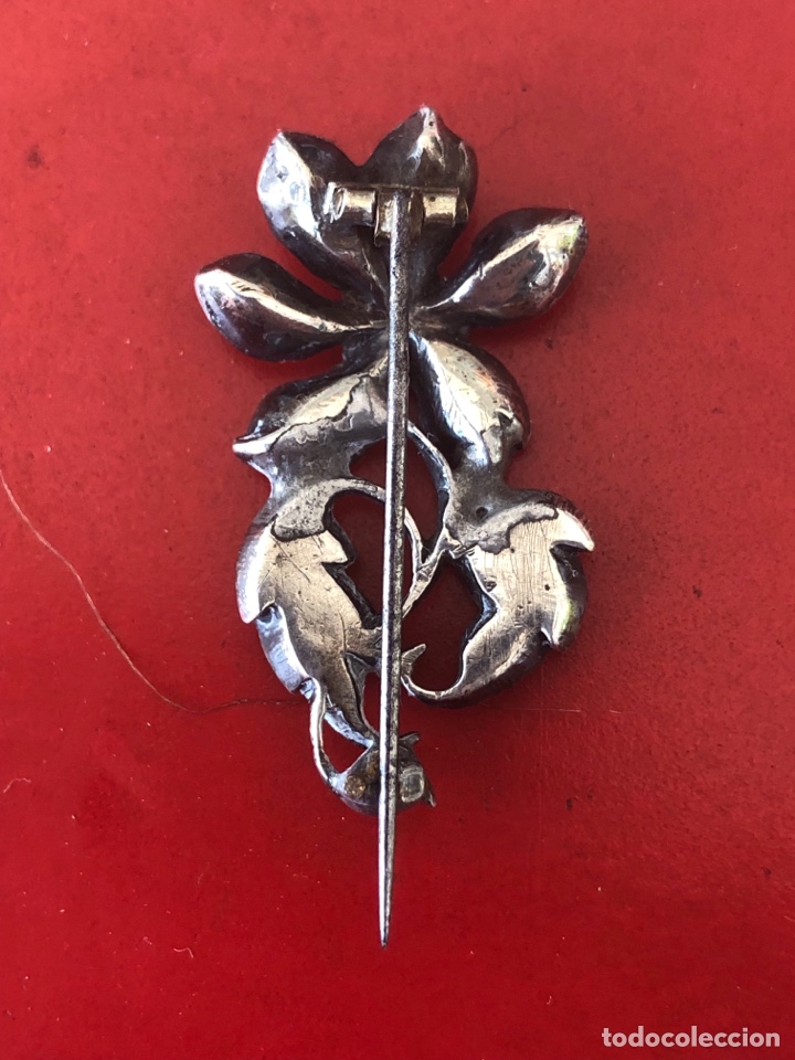 Joyeria: Antiguo broche solapa mujer - Foto 3