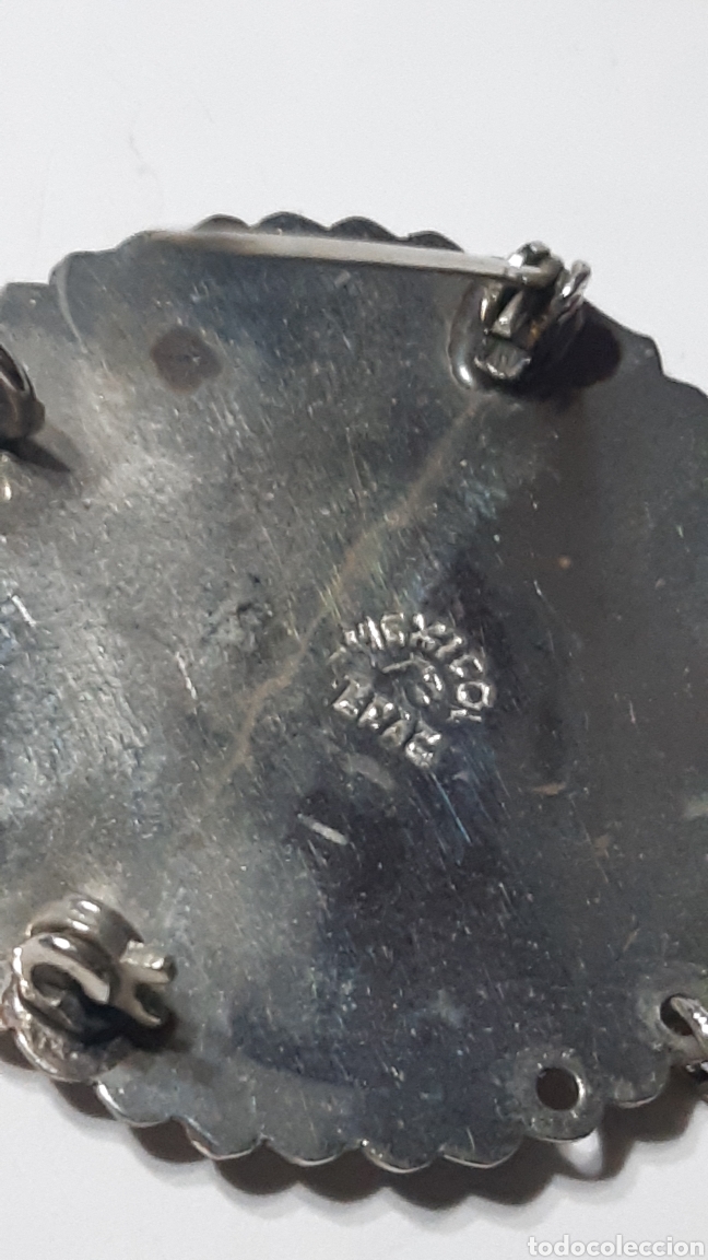 Joyeria: COLGANTE Y BROCHE PLATA Y ESMALTE - Foto 4