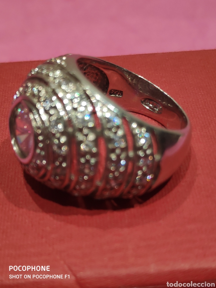 Joyeria: Anillo en plata 925 contrastada y circonitas - Foto 2