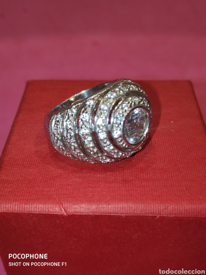 Joyeria: Anillo en plata 925 contrastada y circonitas - Foto 4