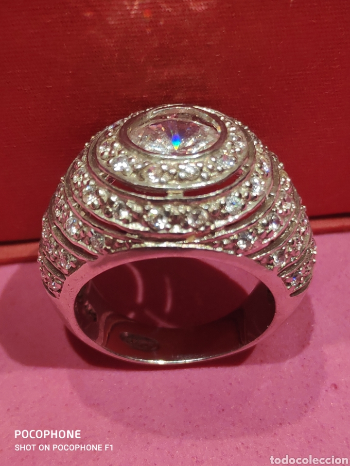 Joyeria: Anillo en plata 925 contrastada y circonitas - Foto 1