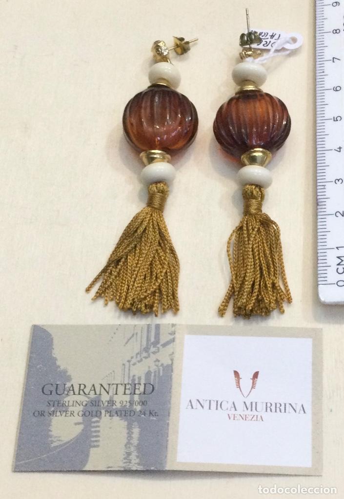 Joaillerie: Pendientes &ldquo;Tatiana&rdquo; En vidrio de Murano. Antica Murrina. NUEVOS