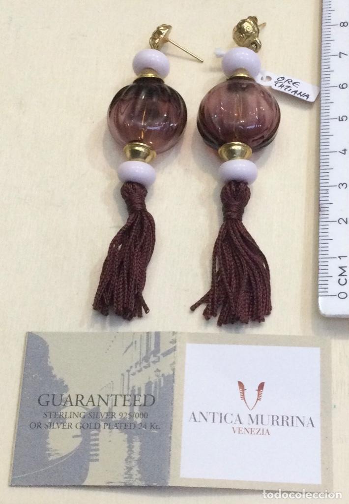 Joaillerie: Pendientes &ldquo;Tatiana&rdquo; En vidrio de Murano. Antica Murrina. NUEVOS