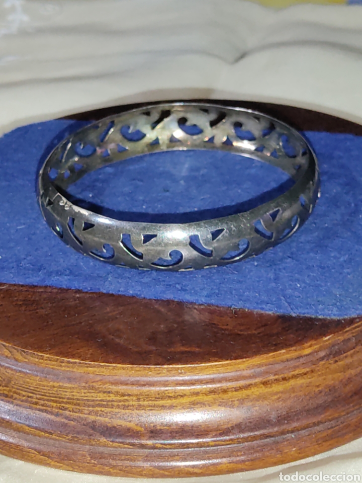 Joyeria: Pulsera calada de plata.Vintage. - Foto 3