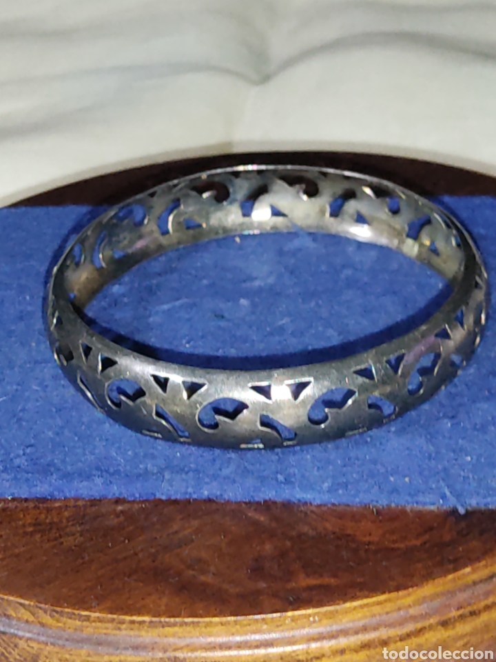 Joyeria: Pulsera calada de plata.Vintage. - Foto 6