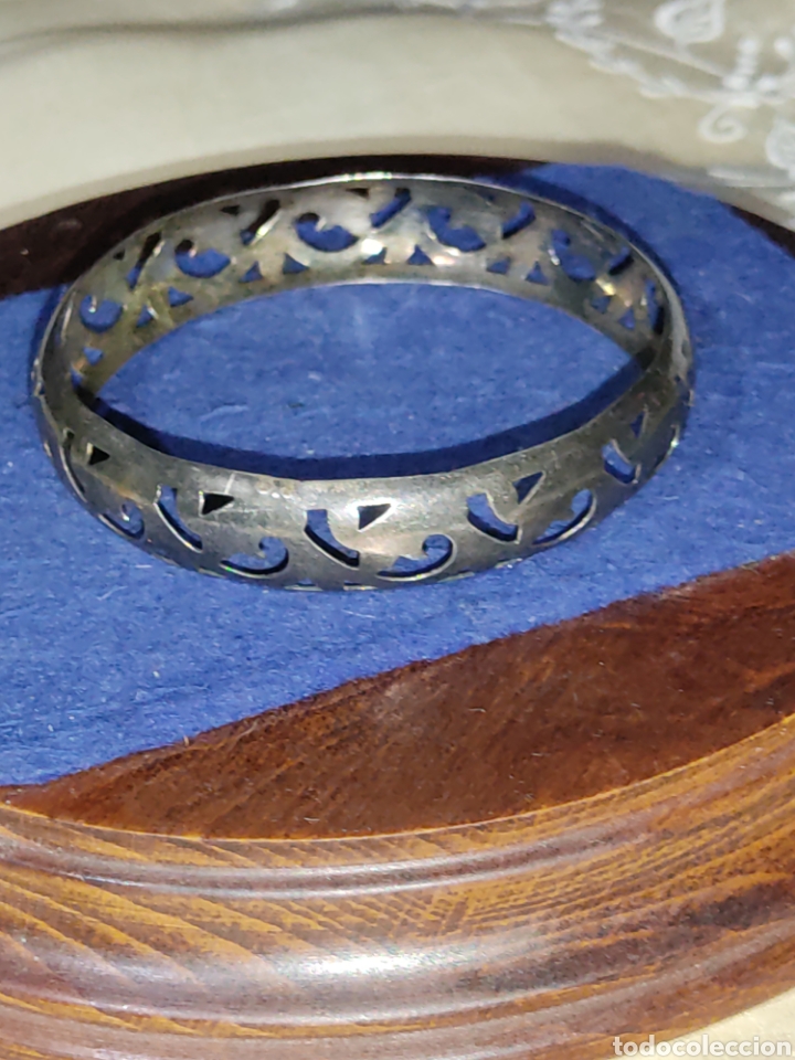 Joyeria: Pulsera calada de plata.Vintage. - Foto 7