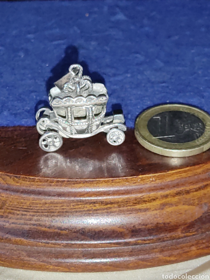 Joyeria: Carroza de Cenicienta en plata contrastada 925. - Foto 1