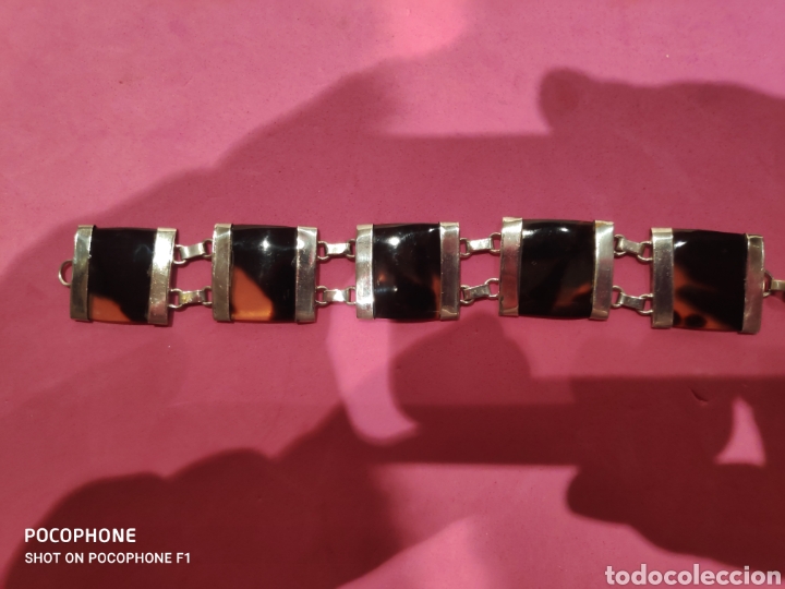 Joyeria: Pulsera en plata de ley y Carey - Foto 4