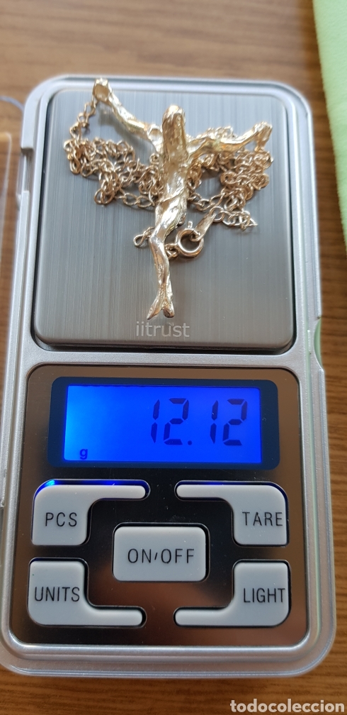 Joyeria: Cadena de plata de ley 925 ml Barbada y Cristo Dali - Foto 5