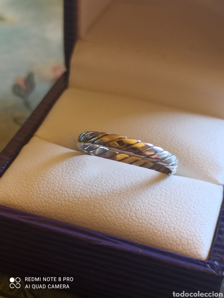 Joyeria: Antigua Alianza plata de ley 925 - Foto 1