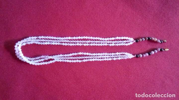 Joyeria: Precioso collar de perlas de cuarzo rosa - Foto 3