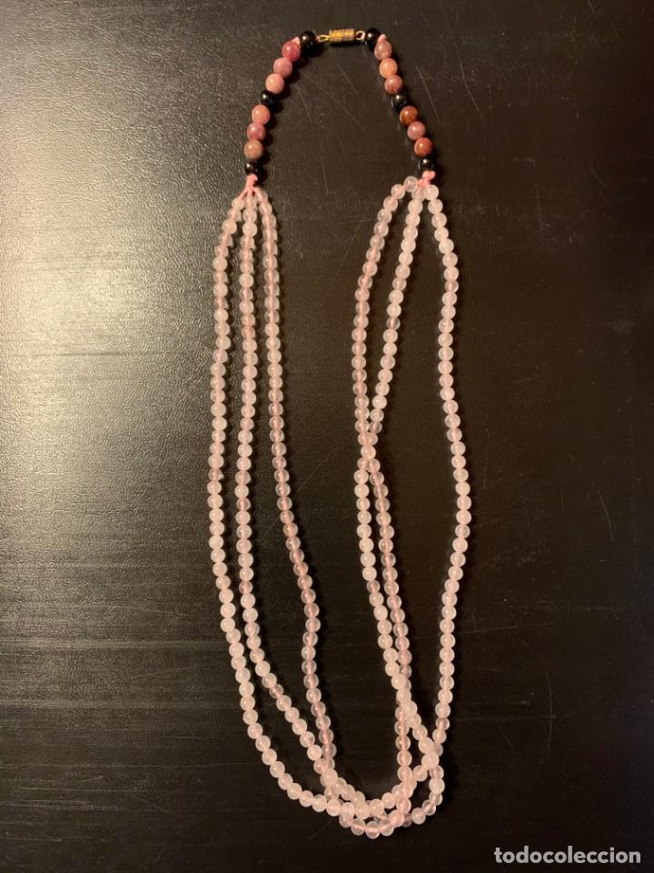 Joyeria: Precioso collar de perlas de cuarzo rosa - Foto 5
