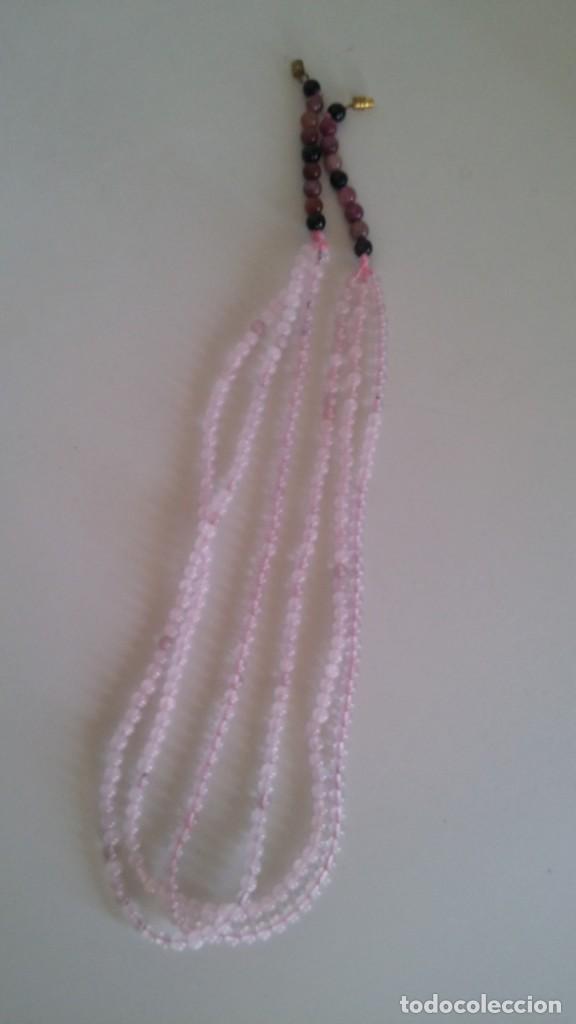 Joyeria: Precioso collar de perlas de cuarzo rosa - Foto 6