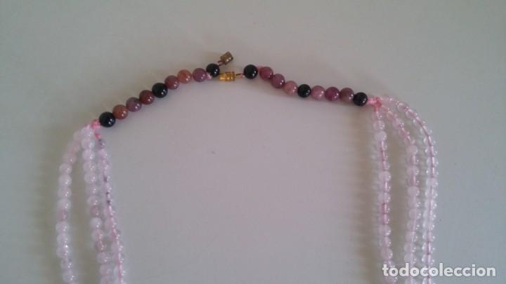 Joyeria: Precioso collar de perlas de cuarzo rosa - Foto 7