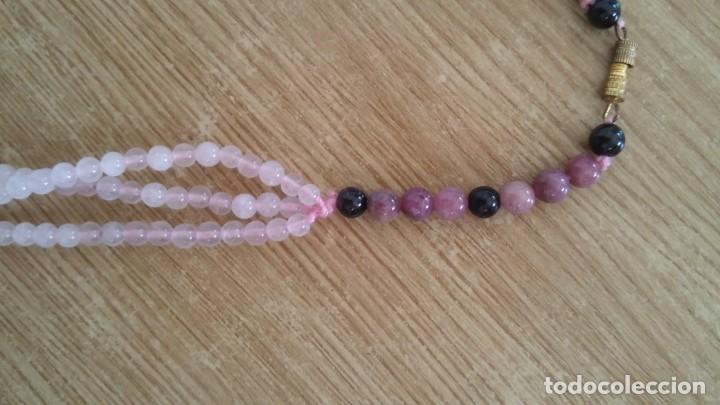 Joyeria: Precioso collar de perlas de cuarzo rosa - Foto 8