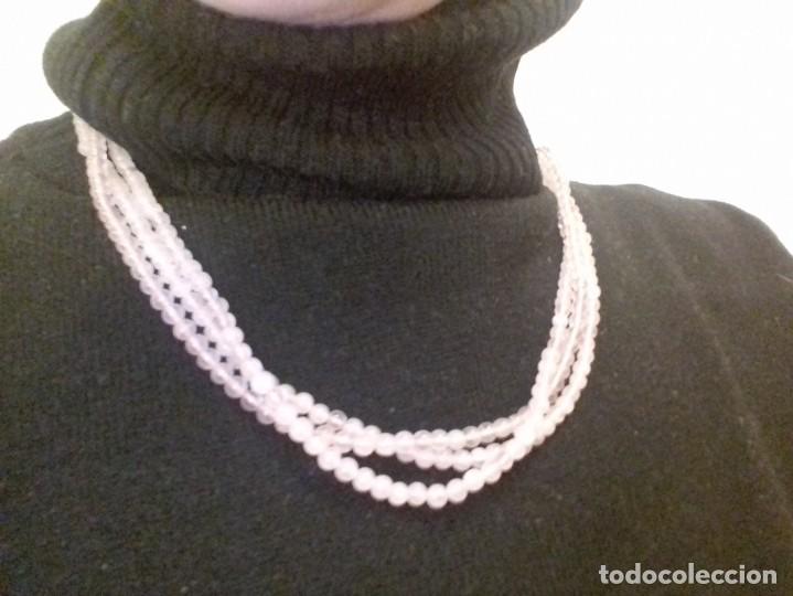 Joyeria: Precioso collar de perlas de cuarzo rosa - Foto 12