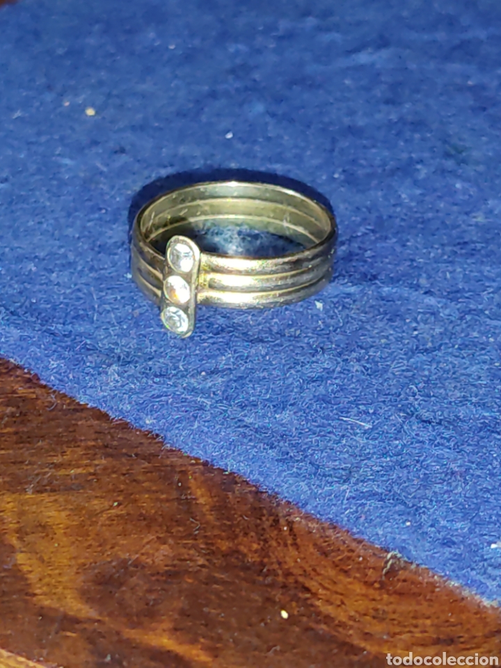 Joyeria: Antiguo anillo chapado en oro. - Foto 4