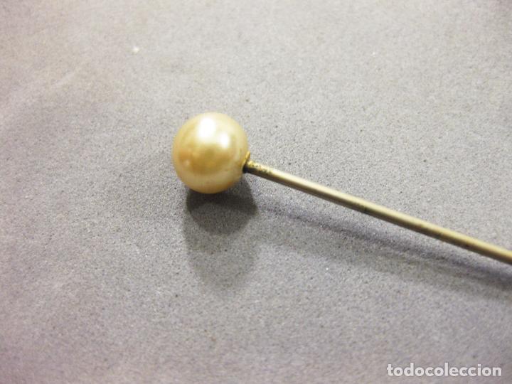 Joyeria: ALFILER ANTIGUO IMITACI&Oacute;N NACAR - Foto 3