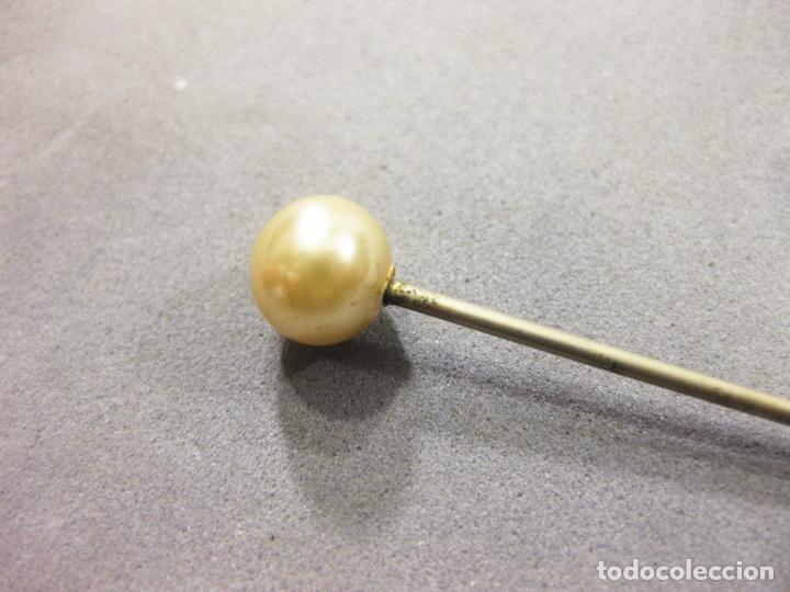 Joyeria: ALFILER ANTIGUO IMITACI&Oacute;N NACAR - Foto 4