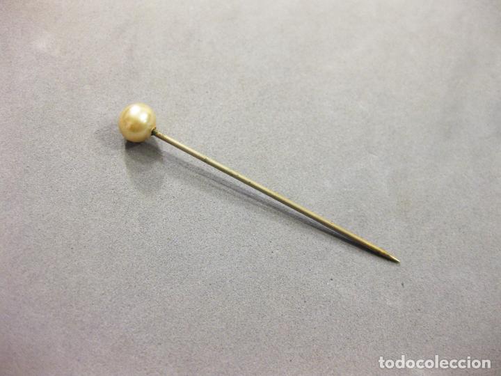Joyeria: ALFILER ANTIGUO IMITACI&Oacute;N NACAR - Foto 1