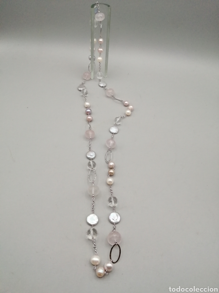 Joyeria: Collar plata perlas de Tahiti y cuarzo - Foto 3