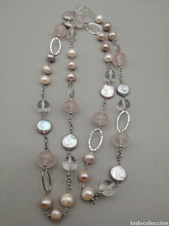 Joyeria: Collar plata perlas de Tahiti y cuarzo - Foto 4