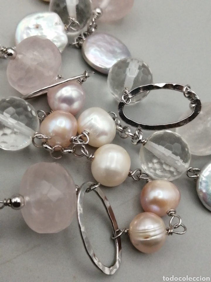 Joyeria: Collar plata perlas de Tahiti y cuarzo - Foto 6