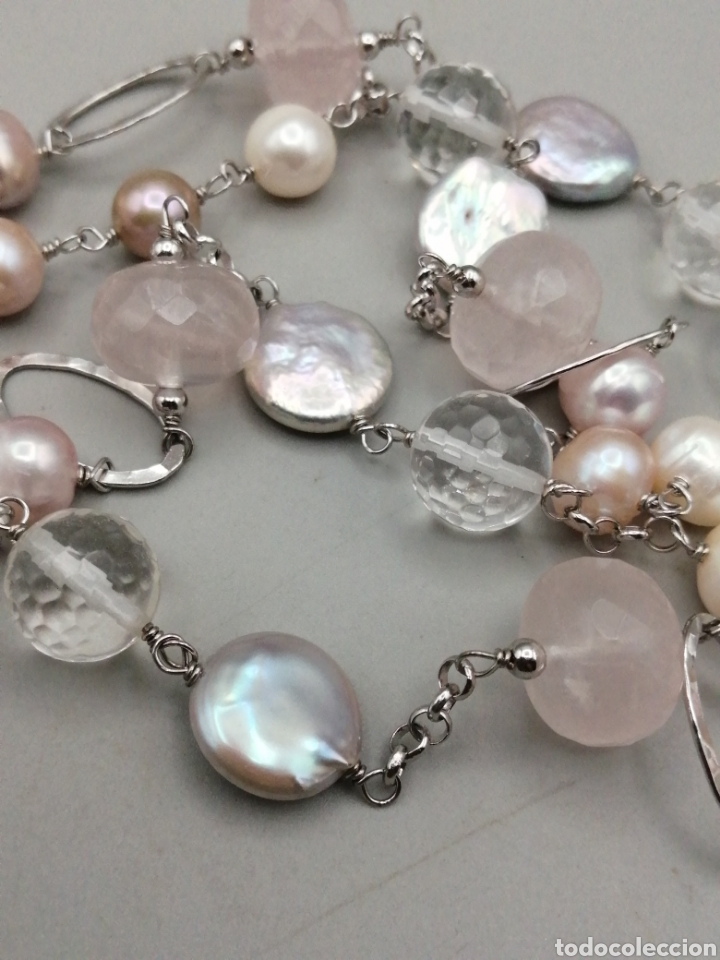 Joyeria: Collar plata perlas de Tahiti y cuarzo - Foto 7