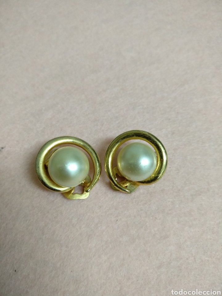 Joyeria: Conjunto Pendientes dorados con Perla - Foto 1