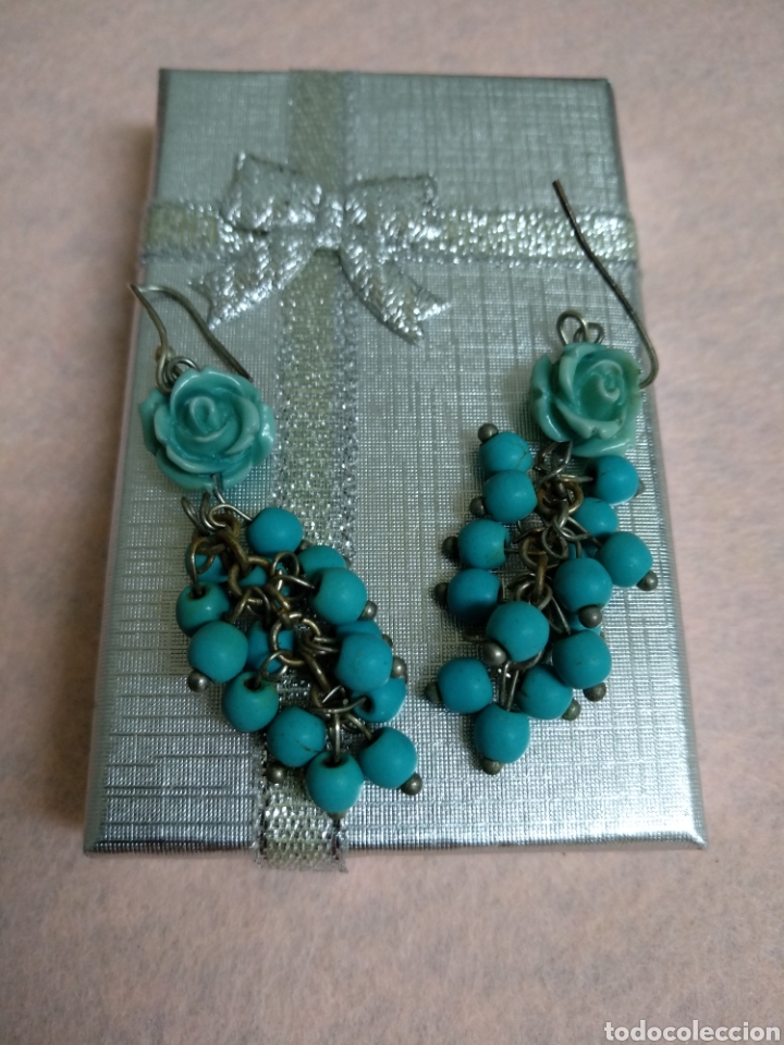 Joyeria: Conjunto Pendientes de piedras verdes - Foto 1