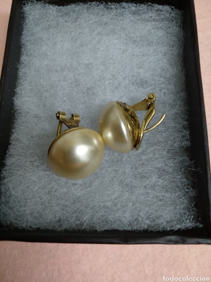 Joyeria: Pendientes perla en Plata 925 con ba&ntilde;o - Foto 1