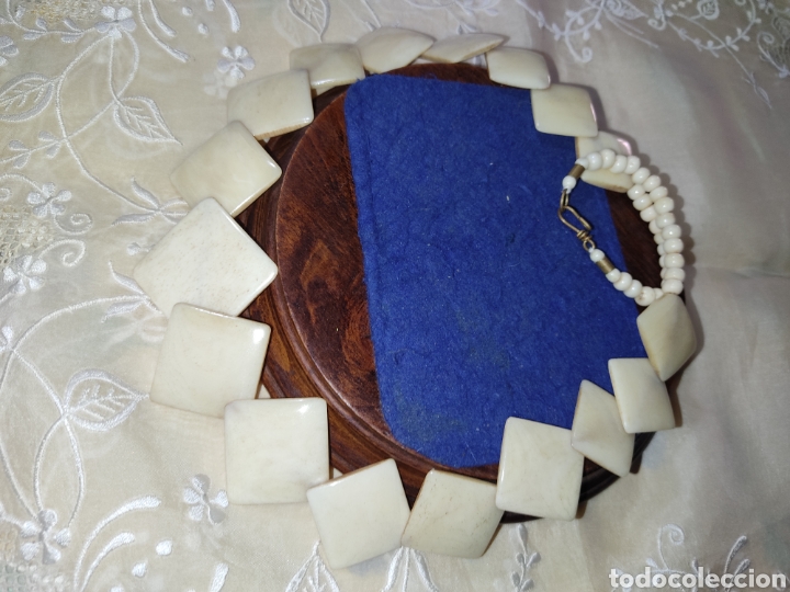 Joyeria: Collar de hueso a&ntilde;os 70. - Foto 9