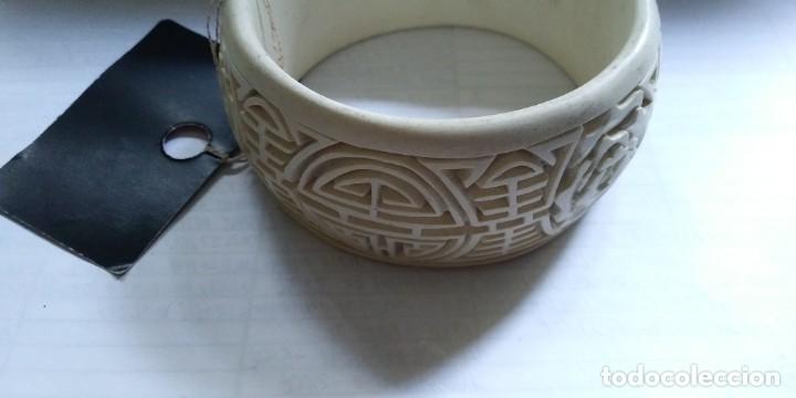 Joyeria: PULSERA DE LACA BLANCA DE CINABRIO - Foto 2