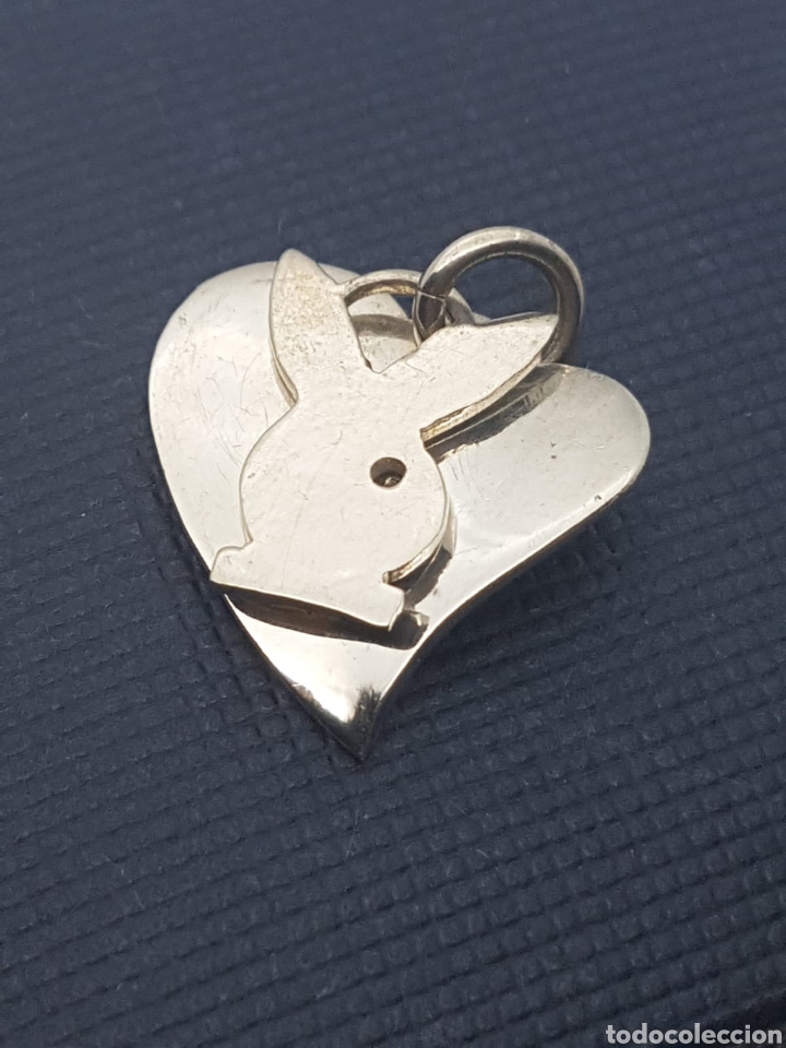Joyeria: Colgante coraz&oacute;n Playboy plata de ley 925 - Foto 1