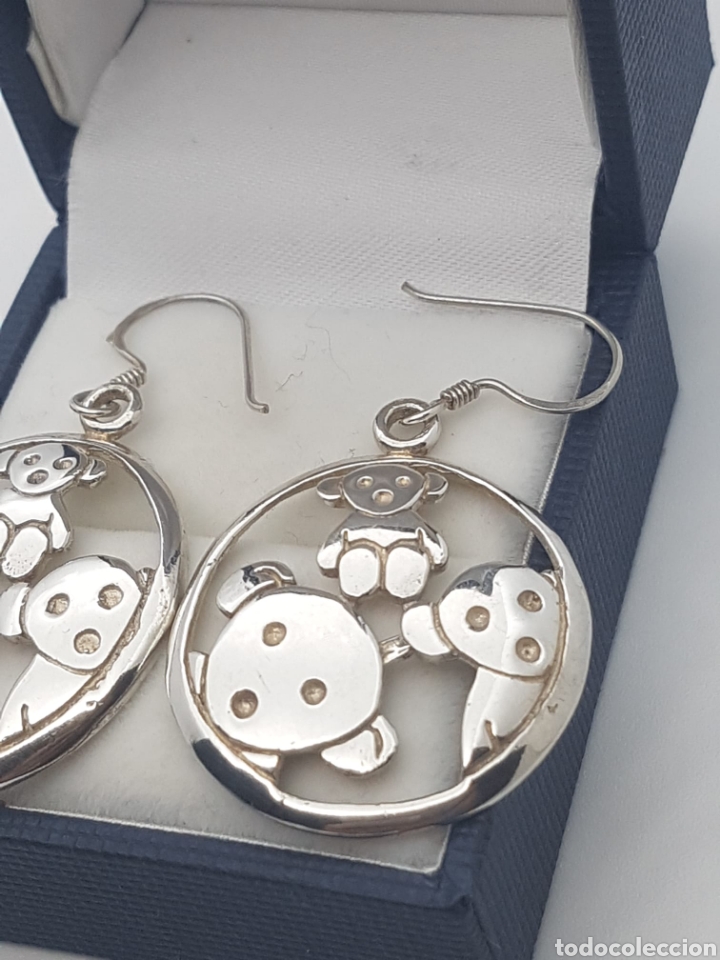 Joyeria: Pendientes de plata de ley 925 ositos - Foto 2