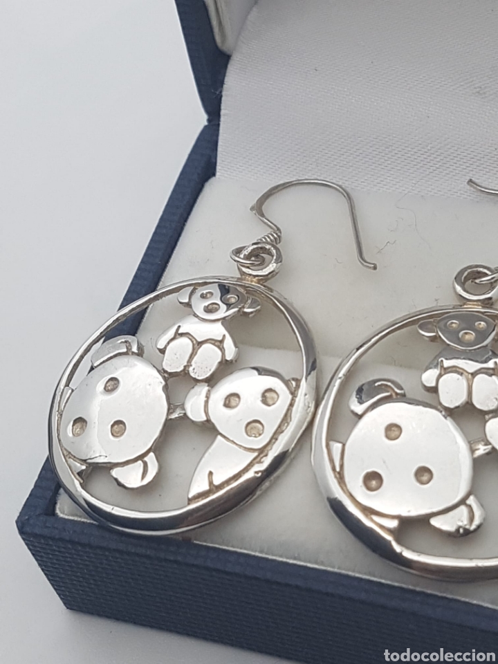Joyeria: Pendientes de plata de ley 925 ositos - Foto 3