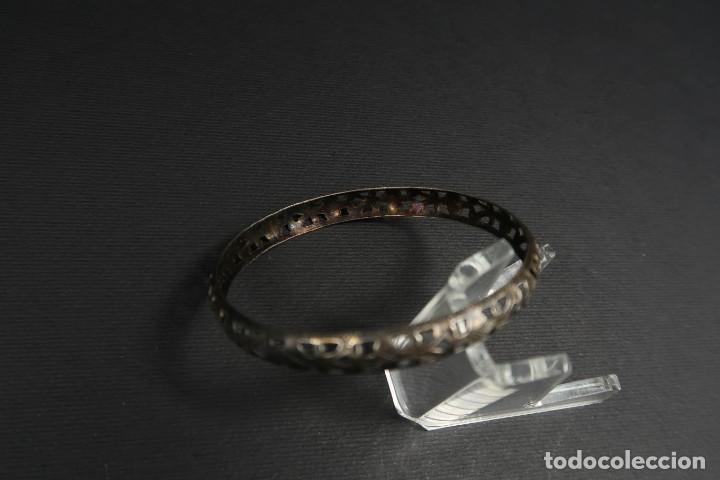 Joyeria: Antiguo Brazalete de Plata - Foto 4