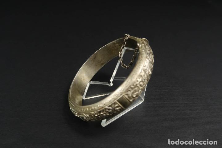 Joyeria: Antiguo Brazalete Chino de Plata - Foto 6