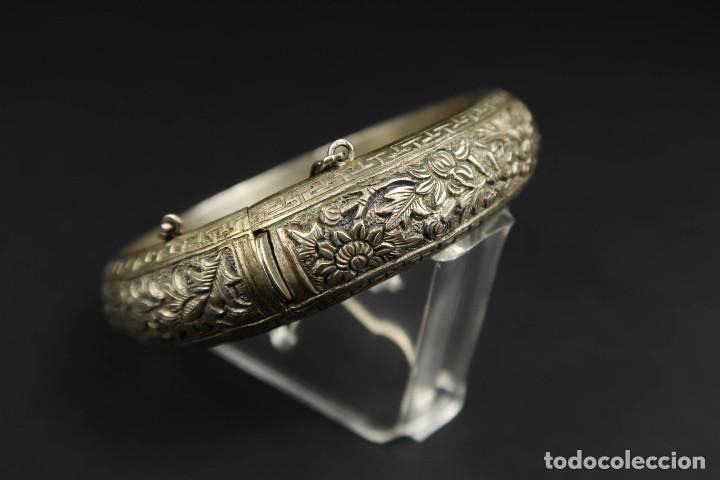 Joyeria: Antiguo Brazalete Chino de Plata - Foto 12
