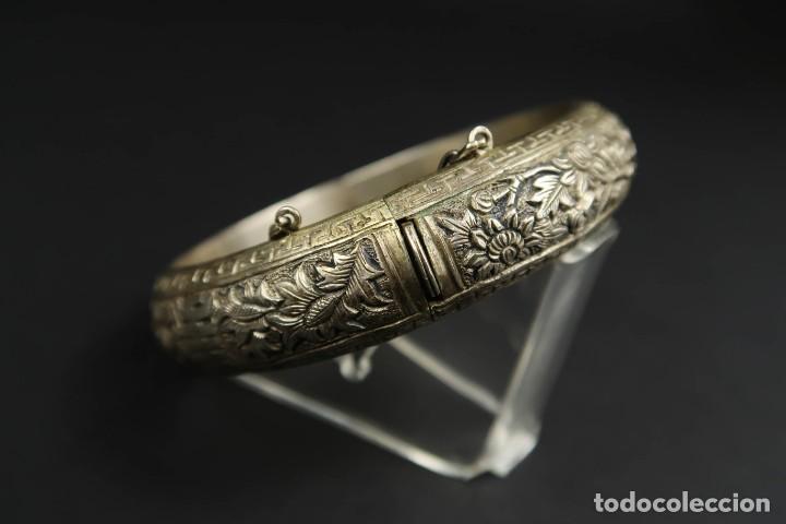 Joyeria: Antiguo Brazalete Chino de Plata - Foto 13