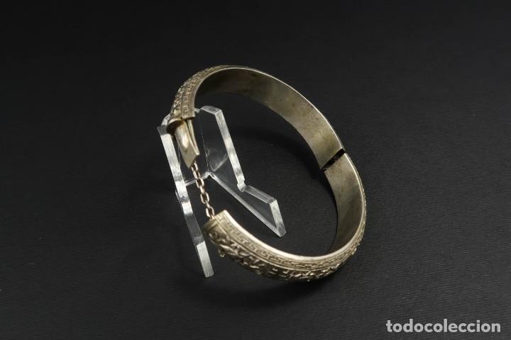 Joyeria: Antiguo Brazalete Chino de Plata - Foto 14