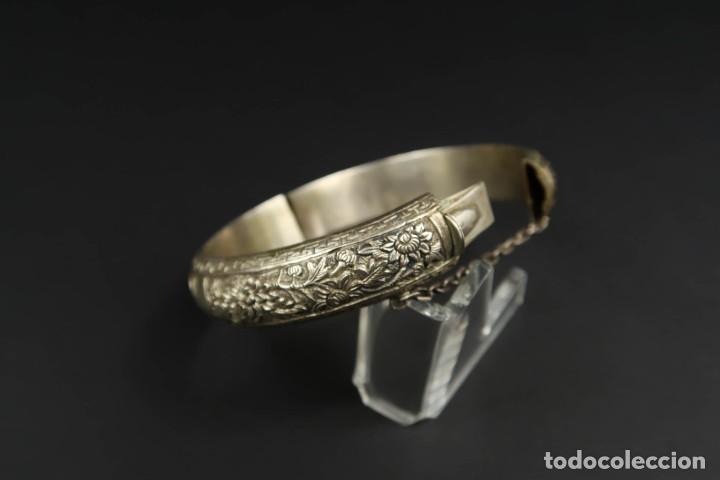 Joyeria: Antiguo Brazalete Chino de Plata - Foto 16