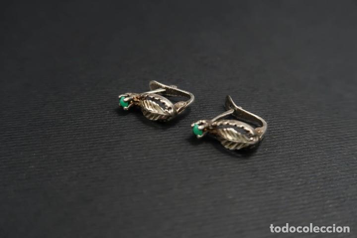 Joyeria: Antiguos Pendientes de Plata - Foto 2