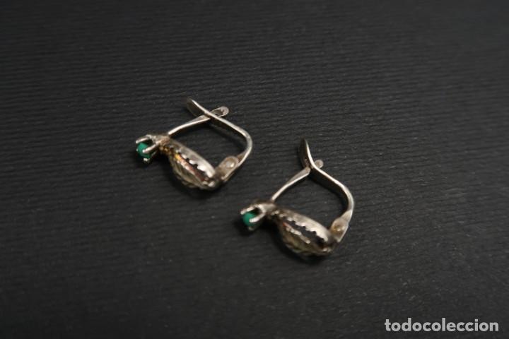 Joyeria: Antiguos Pendientes de Plata - Foto 3