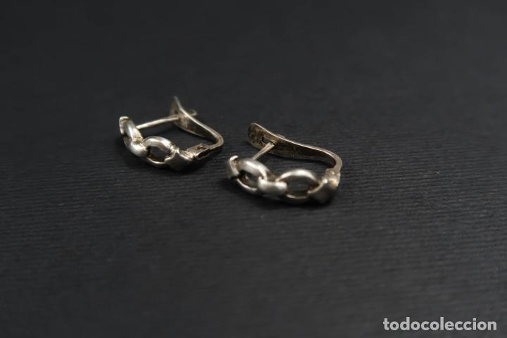 Joyeria: Antiguos Pendientes de Plata - Foto 3