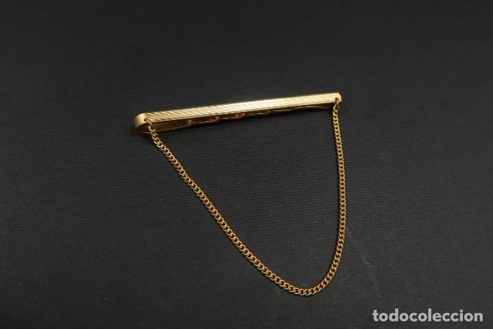 Joyeria: Antiguo Pisacorbatas Chapado en Oro - Foto 1